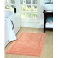 thumbnail image 1 of Saffron Fabs Bath Rug 100% Soft Cotton 180 GSF Solid Color, Textured Border, Pattern Regency, 1 of 3
