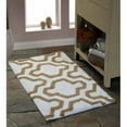thumbnail image 1 of Saffron Fabs Bath Rug, Geomatric Quatrefoil Pattern, Assorted Colors and Sizes, 1 of 3