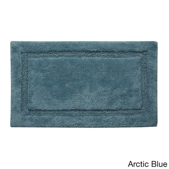 Saffron Fabs Bath Rug Solid Color, Textured Border, Pattern Regency, Assorted Colors and Sizes