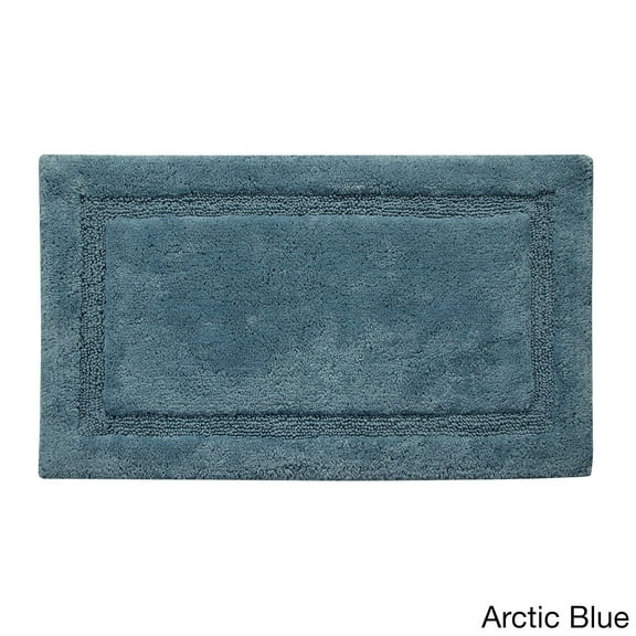 Saffron Fabs Bath Rug Solid Color, Textured Border, Pattern Regency, Assorted Colors and Sizes