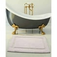 thumbnail image 1 of Saffron Fabs  Cotton Regency Bath Rug (Set of 2) White 24 x 17 & 34 x 21, 1 of 5