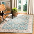 thumbnail image 1 of Safavieh Saffron 8' x 10' Hand Loomed Rug in Navy and Cream, 1 of 8