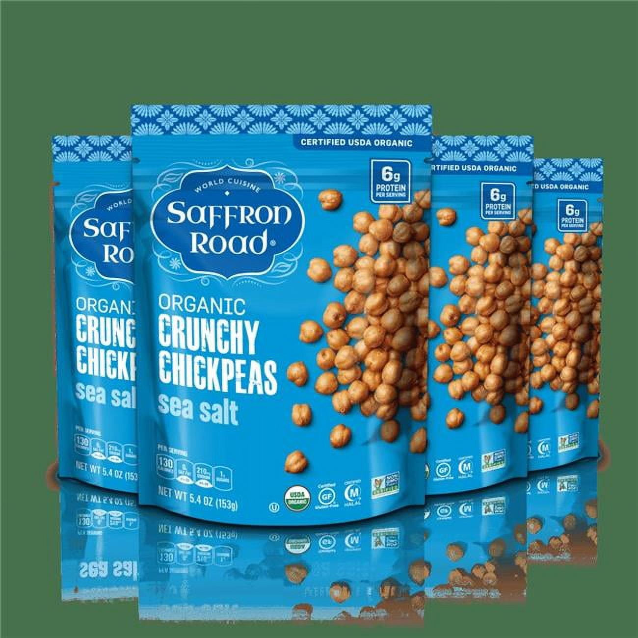 Saffron Road Sea Salt and Cracked Pepper Crunchy Chickpeas
