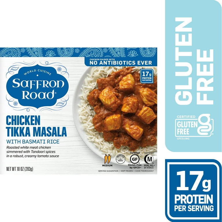 Saffron Road Gluten-Free Indian Chicken Tikka Masala Frozen Meal
