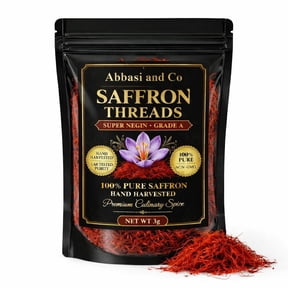Saffron Threads Pure Saffron Spice Red Saffron Threads for Cooking Spanish Rice Paella & Risotto, Golden Milk, Tea & More Saffron Resealable Freshness Pouch IMPORTED FROM MIDDLE EAST 5G