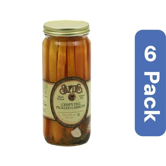Safie Crispy Dill Pickled Carrots 16 oz (Pack Of 6)