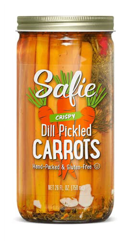 Safie Pickled Dill Crisp Carrots 26 oz (Pack of 6)