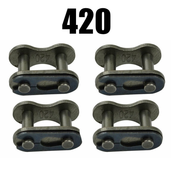 Safini 420 Chain Master Connecting Link for ATV Motocross Scooter, 4 Piece