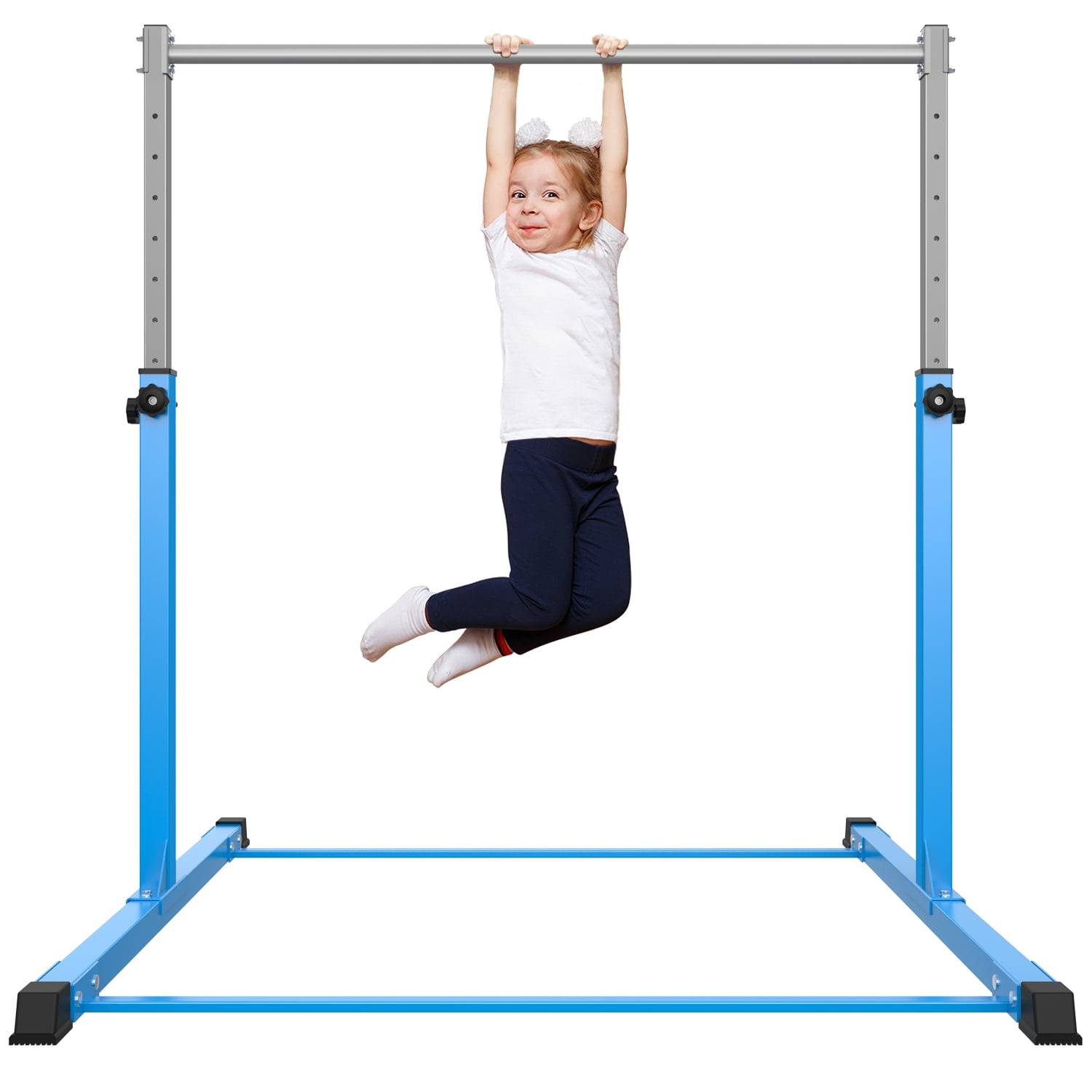 Safly Fun Gymnastics Bar for Kids Ages 315 for Home Steady Steel Construction, AntiSlip