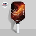 thumbnail image 1 of Safly Fun Pickleball Paddles Set of 2 - USAPA Certified - Flame Original Paddle, Carbon Fiber | Thermoformed, Polypropylene Honeycomb Core Technology Designed for Men and Women, 14mm, 1 of 2