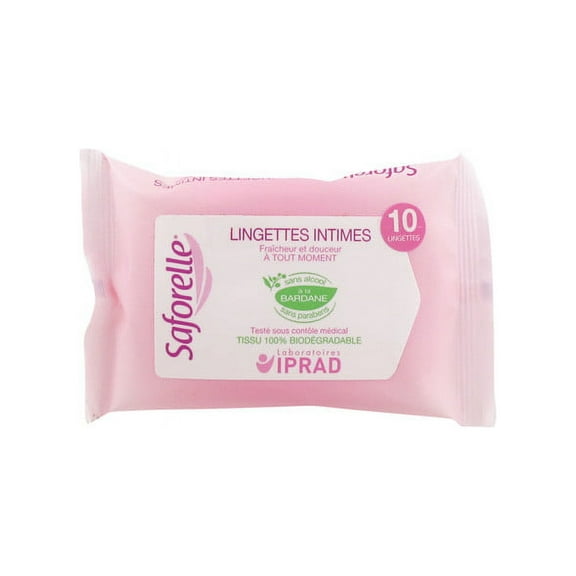 Saforelle Intimates Wipes Ultra Gentle 10 Wipes