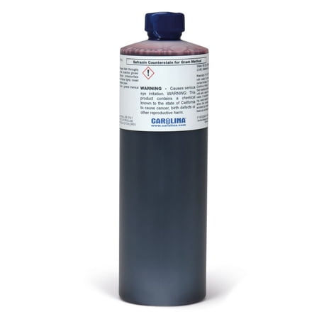 Safranin O, Reddish, Gram Method, Laboratory Grade, 500 Ml