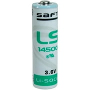 Saft Ls14500 Er14505 36 Volt Aa 2600 Mah Lithium Battery by Saft
