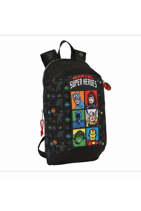 Backpack the Avengers Super Heroes 2 Zip Compartment Adjustable Straps