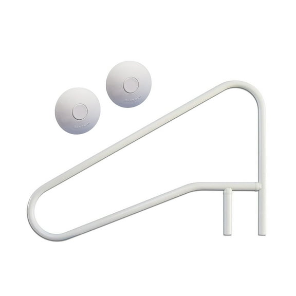 Saftron 3 Bend In Water Handrail & Rail Anchor Socket Winter Cover, 2 Pack