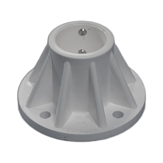 Saftron 3 Inch Surface Mount for 1.9 Inch OD Swimming Pool Ladder or Rail, Gray