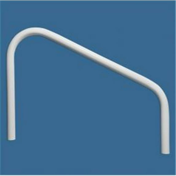 Saftron DR-236W Deck Mounted 2 Bend 36x24 - White Handrail