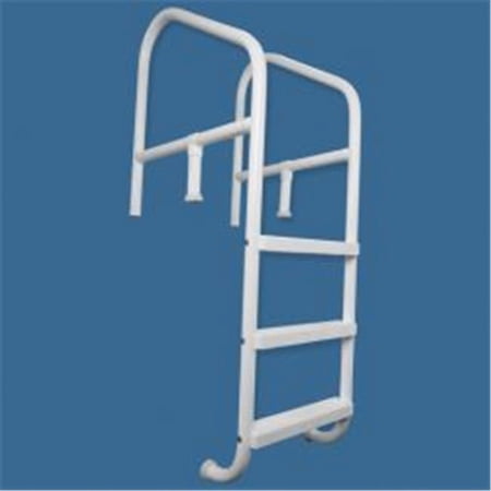 Saftron CBL-324-4S-T Commercial In-ground 4 Step- Cross Braced Ladder 24 x 79 Taupe