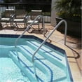 thumbnail image 1 of Saftron DTP-260-W Deck to Pool 2 Bend Handrail - 60 in. White, 1 of 3