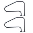 thumbnail image 1 of Saftron RTD-448-GG 4 Bend Swimming Pool Mounted Polymer Handrail, Gray (2 Pack), 1 of 8