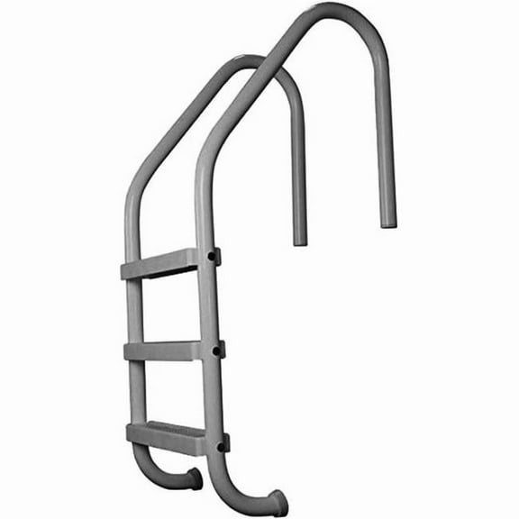 Saftron SAPPL3243SGG 3 Step Prem Plus Res Ladder, Graphite Gray