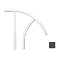 thumbnail image 1 of Saftron TRTD130GG 1.90 in. Triton Series Return to Deck Mounted Handrail, Graphite Gray, 1 of 1