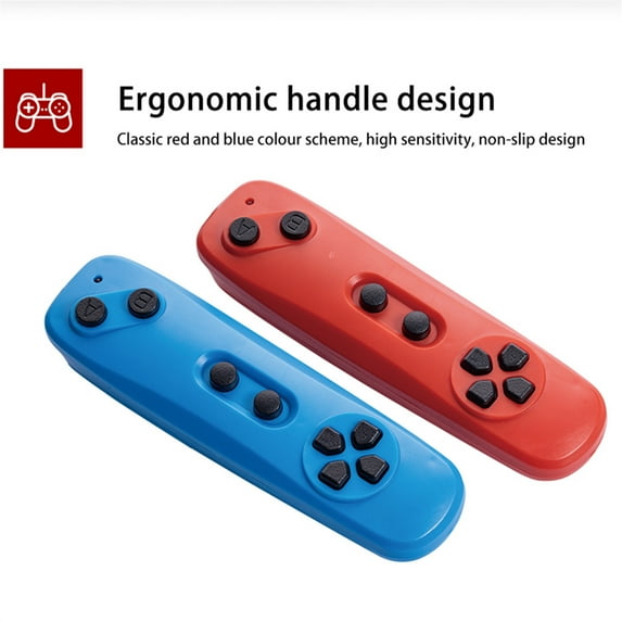 Safuciiv Somatosensory Handheld Video Game Console with 2.4G Wireless Controllers