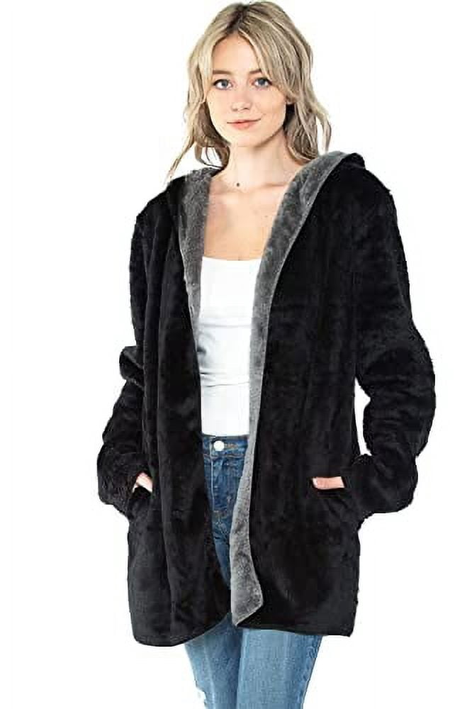 Winter Warm Fleece Wearable Hooded Blanket