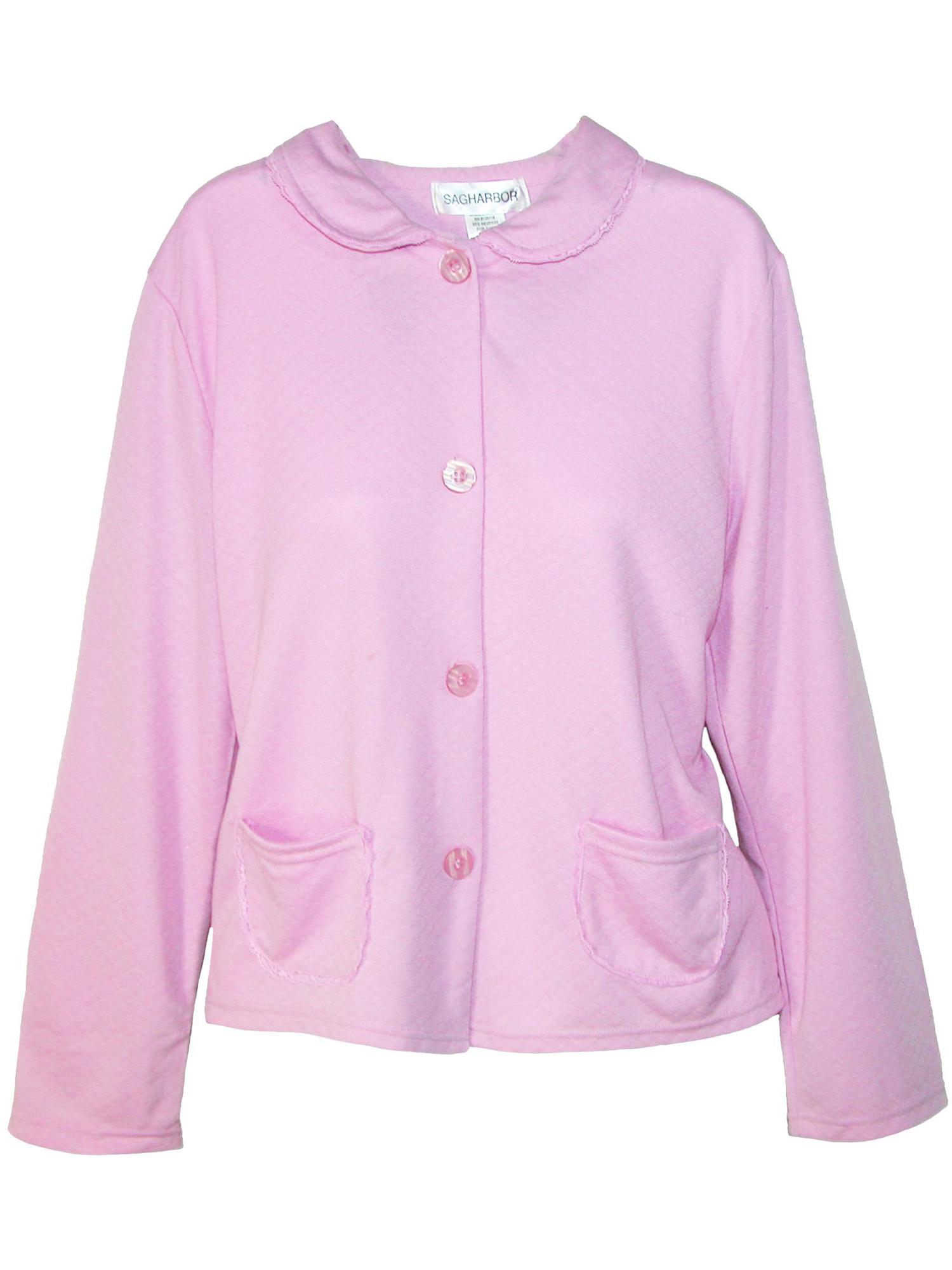 Sag Harbor Button Front Bed Coat Robe (Women)