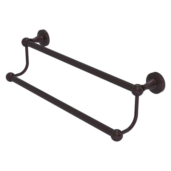 Sag Harbor Collection Double Towel Bar - Antique Bronze / 30 Inch