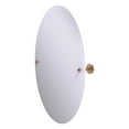 thumbnail image 1 of Sag Harbor Collection Frameless Oval Tilt Mirror with Beveled Edge in Brushed Bronze, 1 of 2