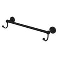 thumbnail image 1 of Sag Harbor Collection Towel Bar with Integrated Hooks - Matte Black / 24 Inch, 1 of 9