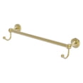thumbnail image 1 of Sag Harbor Collection Towel Bar with Integrated Hooks - Satin Brass / 18 Inch, 1 of 9