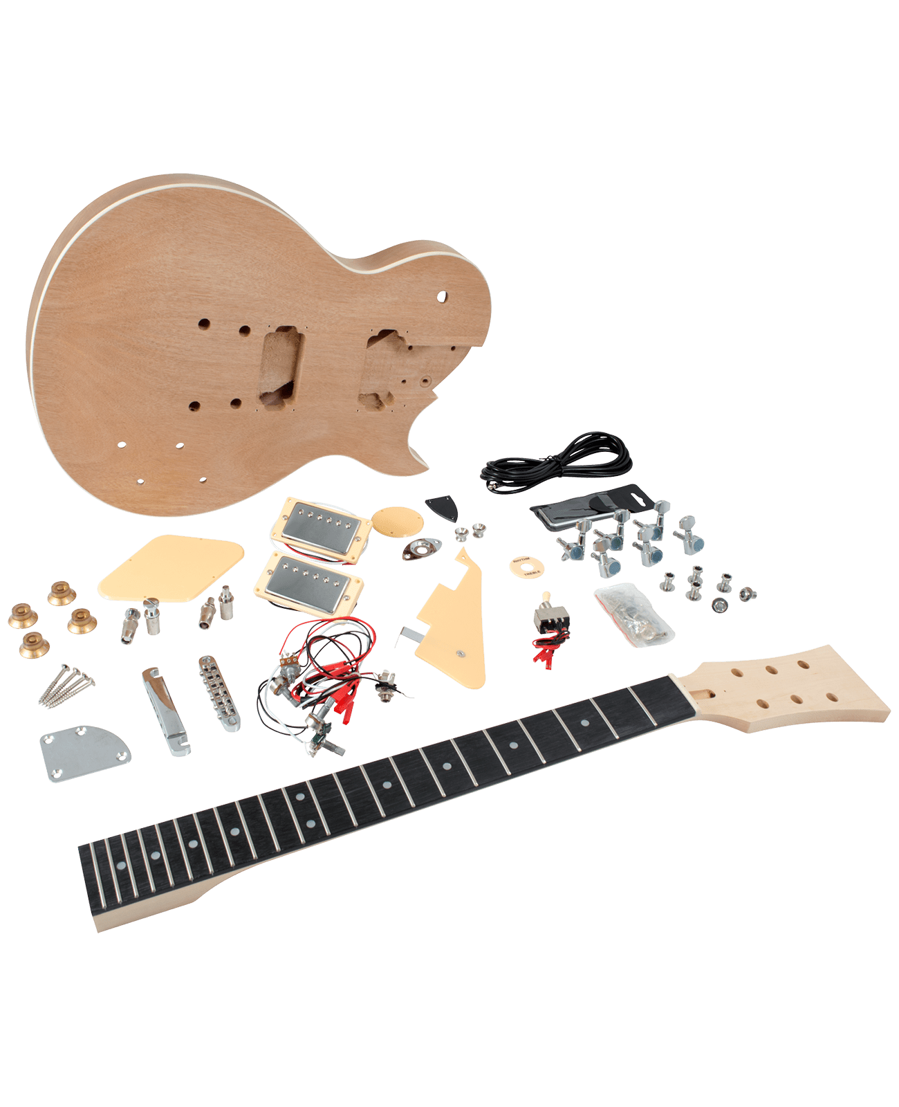 Saga LC-10 Deluxe Electric Guitar Kit Single Cutaway