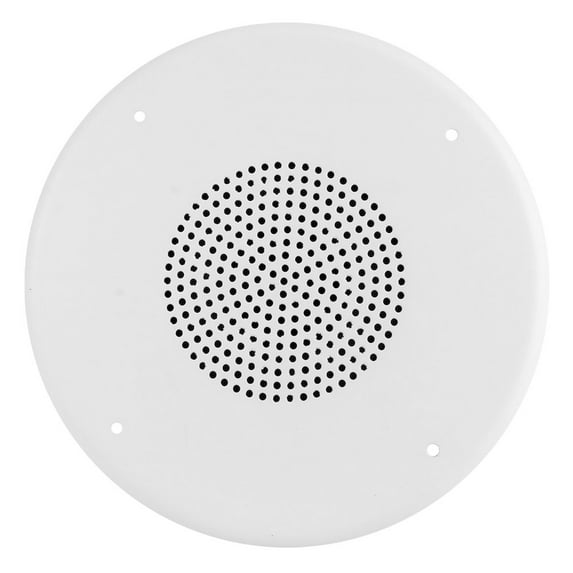Saga Elite™ (1) 4" Round Ceiling Speaker with 25 & 70 Volt Transformer, 10oz (White, New)
