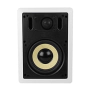 Saga Elite Pair 6.5" 2-Way High Performance In-Wall Speaker Back Can, White, New