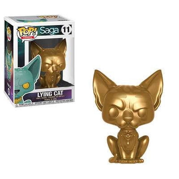 Saga Funko POP! Comics Lying Cat Vinyl Figure (Gold)