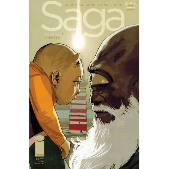 Saga (Image) #13 (2nd) VF ; Image Comic Book