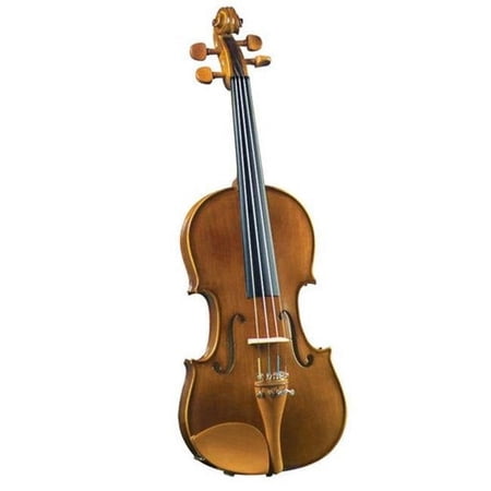 Saga SV-150 Cremona Student Violin Outfit with Boxwood - Translucent brown - .5 size