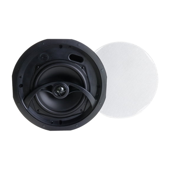 Saga Sound 6.5" 2-Way In-Ceiling Speakers (Pair, White, New)