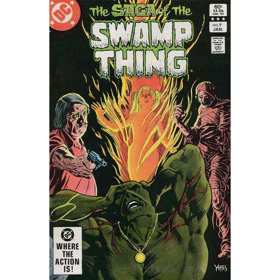 Saga of the Swamp Thing, The #9 VF ; DC Comic Book