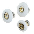 thumbnail image 1 of SagaSave 1/4/8pcs Shower Door Rollers Wheels Suitable for Bathroom Kitchen Door Furnitures Pulleys/Runners/Wheels 19mm-27mm, 1 of 7