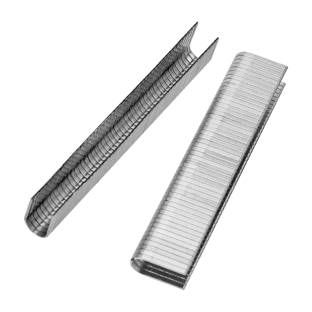 SagaSave 1000Pcs U-Shaped Staples for 3 Way Staple Gun Stapler Machine Silver