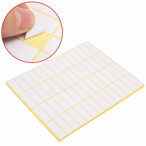 SagaSave 15 Sheets of Stickers A5 Self-Adhesive Printing Papers Office Home School Shops Use White
