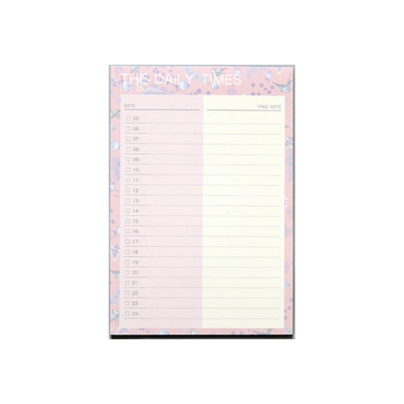SagaSave 20 Sheets Daily Planning Notes Double Offset Thick Paper for Records Plan and Reminder Memo