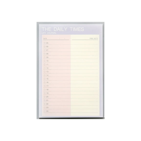 SagaSave 20 Sheets Daily Planning Notes Double Offset Thick Paper for Records Plan and Reminder Memo
