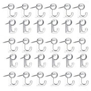 SagaSave 50Pcs Push Pins Picture Hanger Hooks Thumb Tacks Pin Hooks for Board Wall