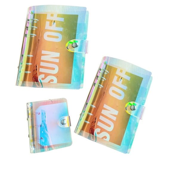 SagaSave A5/A6/A8 Color Notebook Binder Colver Protector Loose Leaf Cover (Inner Paper not Included)