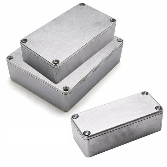 SagaSave Aluminium Box Electrical Enclosure Project Case Junction Box Universal Durable Silver