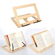 SagaSave Book Holder Notebook Stand Reading Book Stand with 4 Adjustable Height for Textbook Music Books Tablet